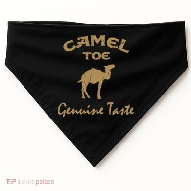 Camel Toe Genuine Taste Funny USA-Made Doggie Bandana