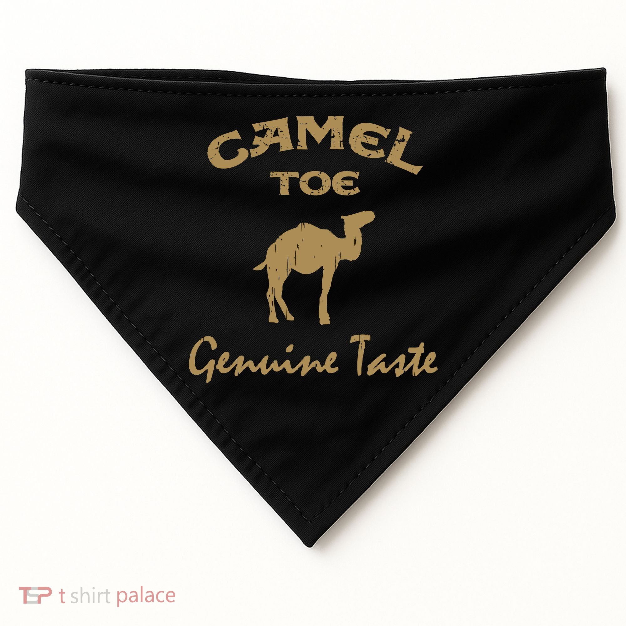 Camel Toe Genuine Taste Funny USA-Made Doggie Bandana