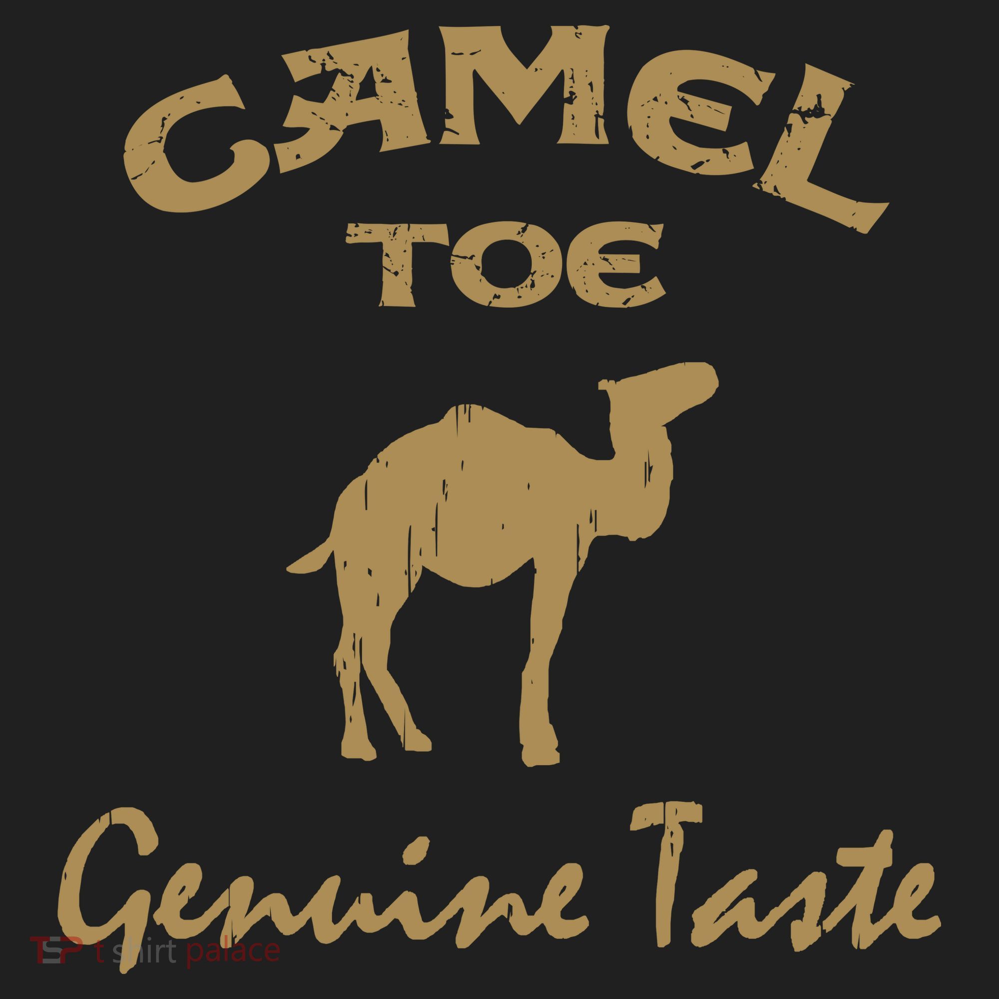 Camel Toe Genuine Taste Funny Golf Towel