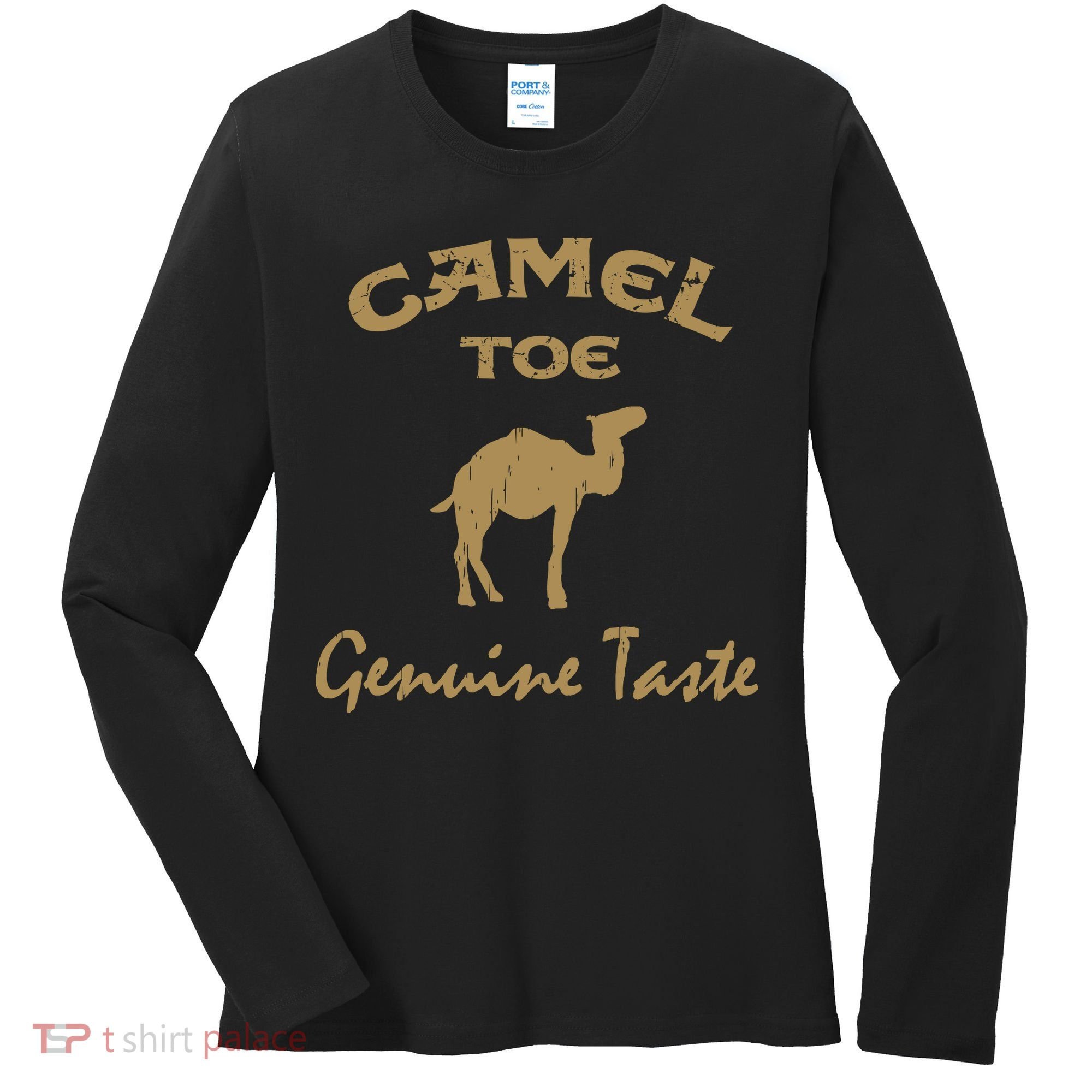Camel Toe Genuine Taste Funny Women's Long Sleeve Shirt