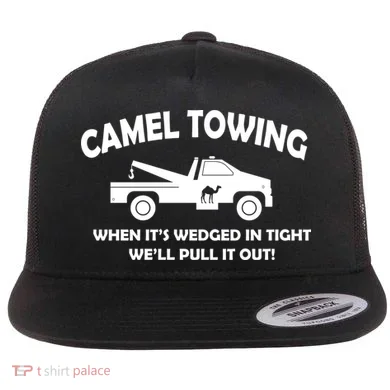 Camel Towing Flat Bill Trucker Hat