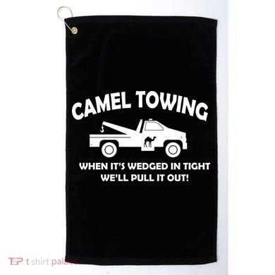 Camel Towing Golf Towel