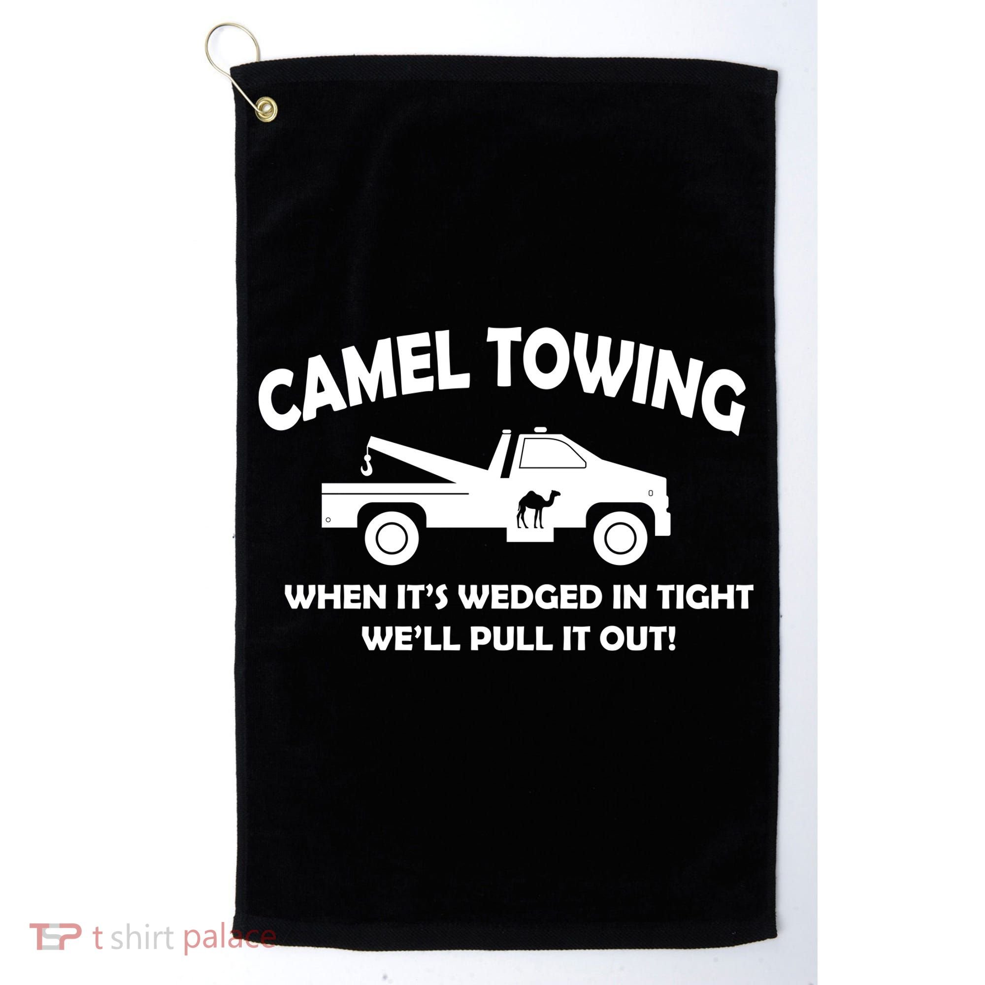 Camel Towing Golf Towel