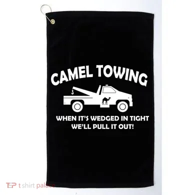 Camel Towing Golf Towel