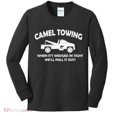 Camel Towing Kids Long Sleeve Shirt