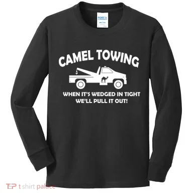 Camel Towing Kids Long Sleeve Shirt