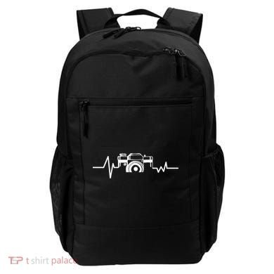 Camera Photographer Heartbeat Backpack
