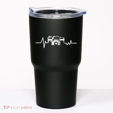 Camera Photographer Heartbeat Tumbler