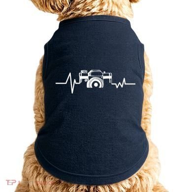 Camera Photographer Heartbeat Doggie Tank