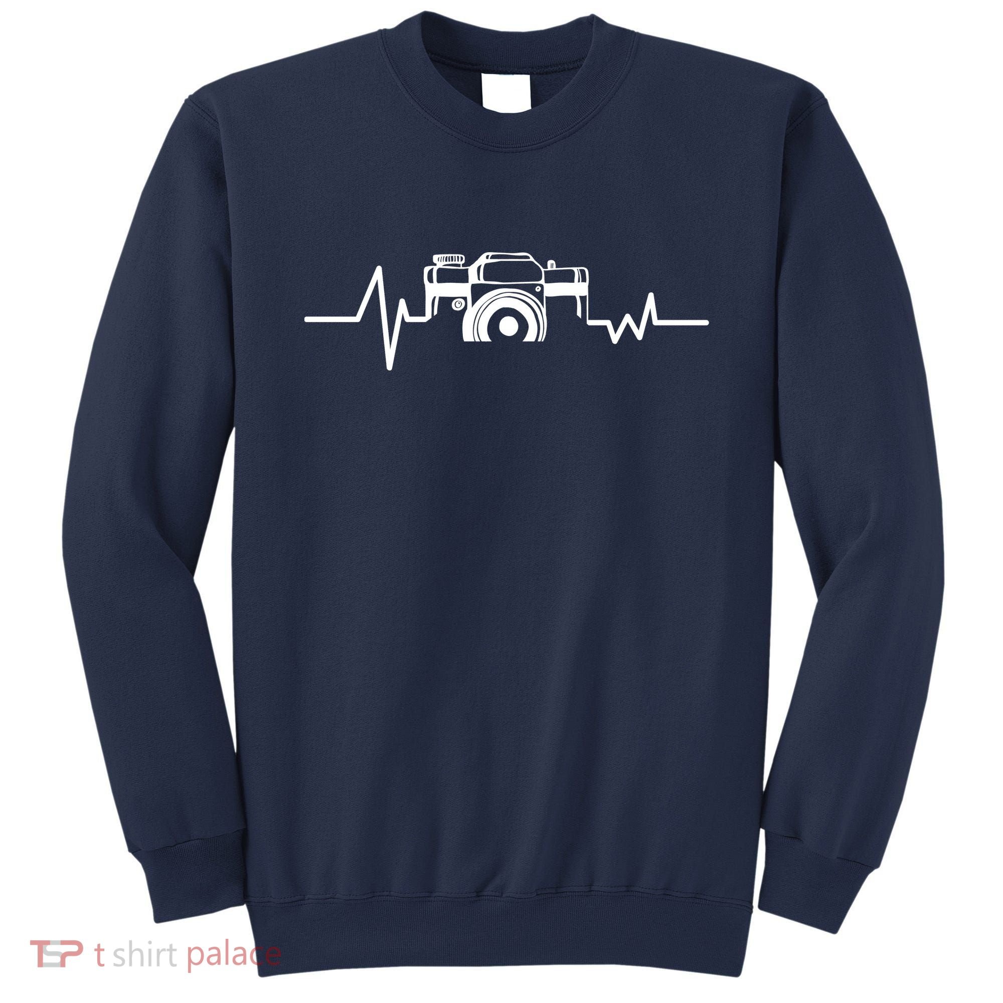 Camera Photographer Heartbeat Sweatshirt