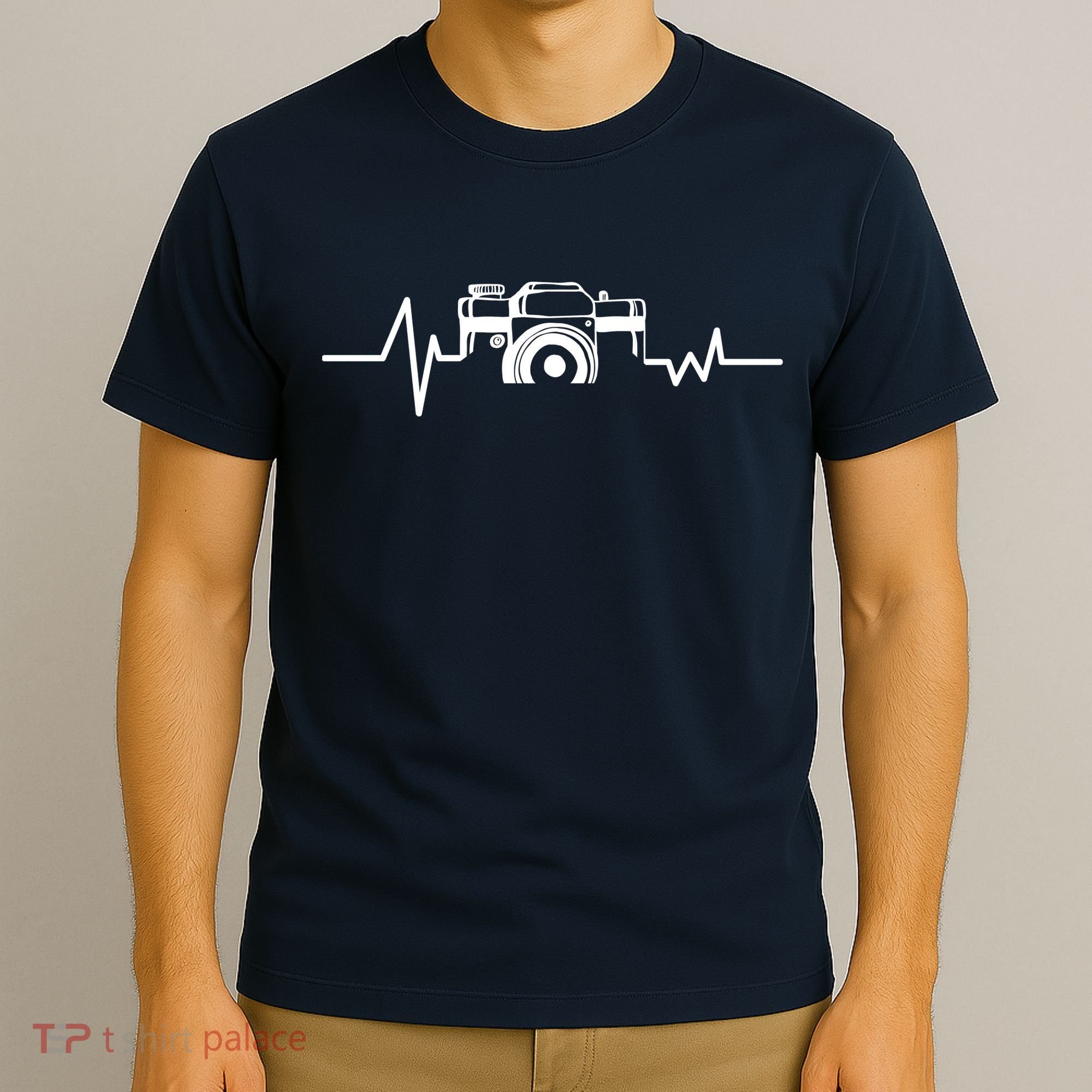 Camera Photographer Heartbeat T-Shirt