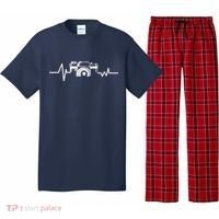 Camera Photographer Heartbeat Pajama Set thumb 0