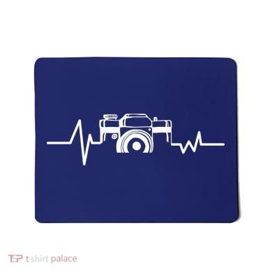 Camera Photographer Heartbeat Mousepad