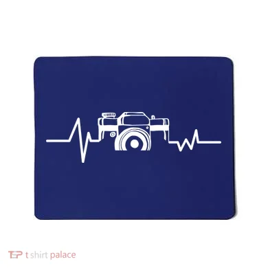 Camera Photographer Heartbeat Mousepad