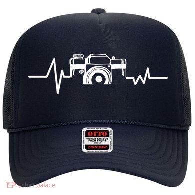 Camera Photographer Heartbeat Hat