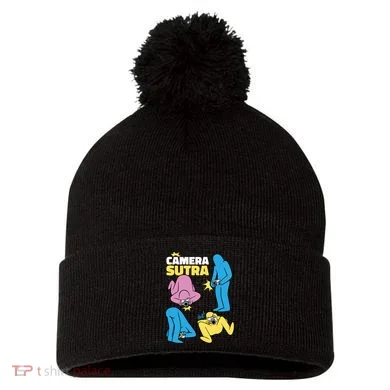 Camera Sutra Pom Pom 12in Knit Beanie