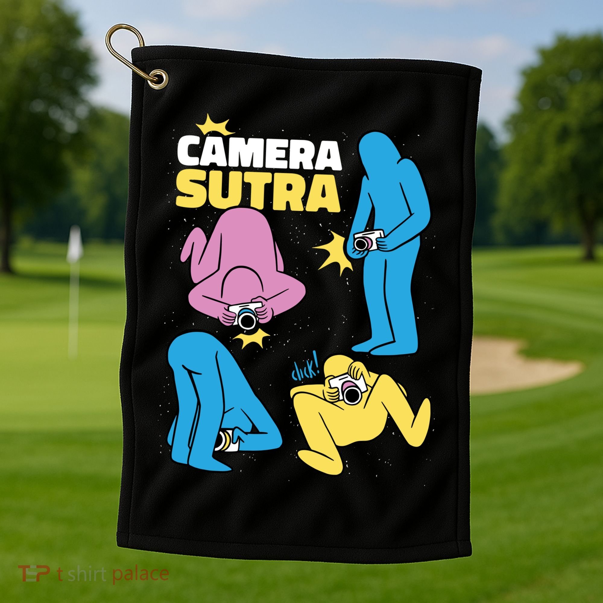 Camera Sutra Golf Towel