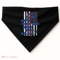 Camo Camping Bonfires Country Music Mudding  Trucks Blue Jeans USA-Made Doggie Bandana thumb 0
