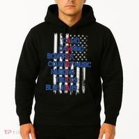 Camo Camping Bonfires Country Music Mudding  Trucks Blue Jeans Hoodie thumb 2