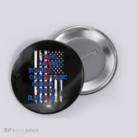 Camo Camping Bonfires Country Music Mudding  Trucks Blue Jeans Button thumb 0
