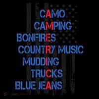 Camo Camping Bonfires Country Music Mudding  Trucks Blue Jeans Coffee Mug thumb 5
