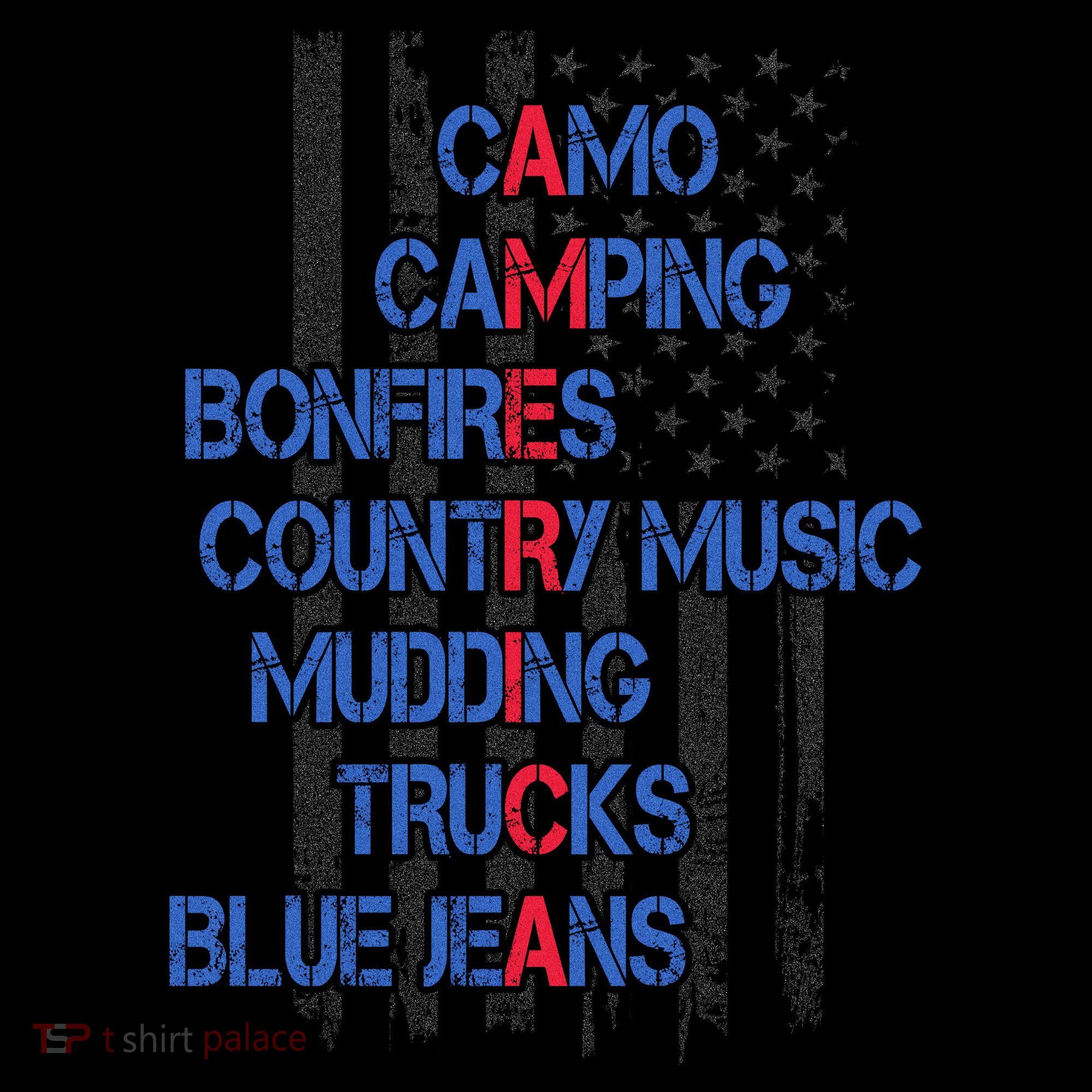 Camo Camping Bonfires Country Music Mudding  Trucks Blue Jeans Coffee Mug