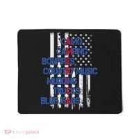 Camo Camping Bonfires Country Music Mudding  Trucks Blue Jeans Mousepad thumb 0