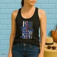 Camo Camping Bonfires Country Music Mudding  Trucks Blue Jeans Women's Tank Top thumb 2