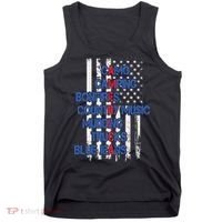 Camo Camping Bonfires Country Music Mudding  Trucks Blue Jeans Tank Top thumb 0