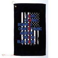 Camo Camping Bonfires Country Music Mudding  Trucks Blue Jeans Golf Towel thumb 0