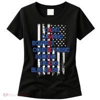 Camo Camping Bonfires Country Music Mudding  Trucks Blue Jeans Women's T-Shirt thumb 0