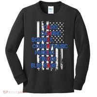 Camo Camping Bonfires Country Music Mudding  Trucks Blue Jeans Kids Long Sleeve Shirt thumb 0