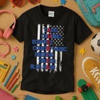 Camo Camping Bonfires Country Music Mudding  Trucks Blue Jeans Kids T-Shirt thumb 3