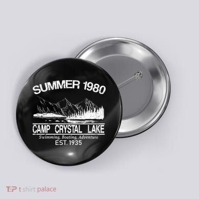 Camp Crystal Lake Button