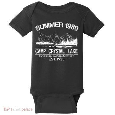Camp Crystal Lake Baby Bodysuit