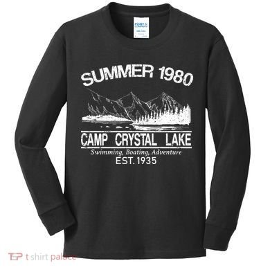 Camp Crystal Lake Kids Long Sleeve Shirt