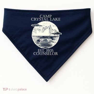 Camp Crystal Lake Counselor USA-Made Doggie Bandana