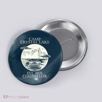 Camp Crystal Lake Counselor Button thumb 0