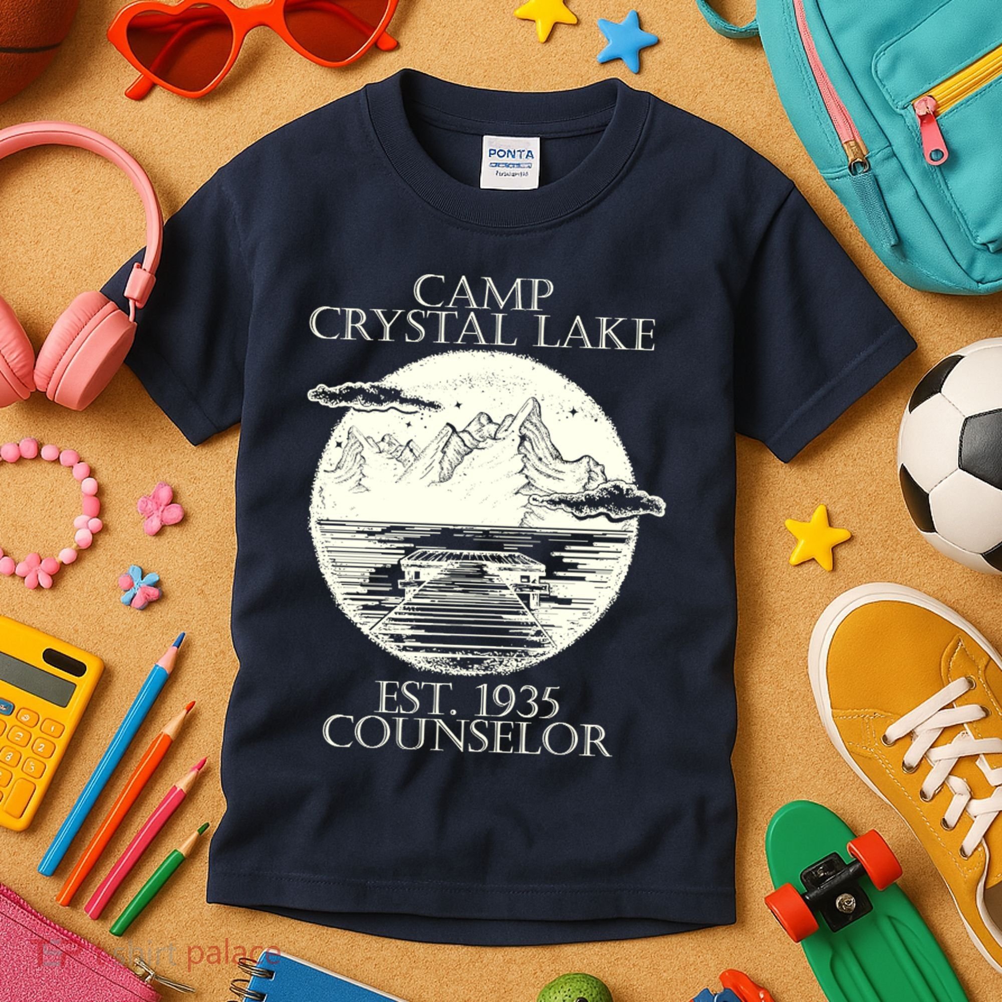 Camp Crystal Lake Counselor Kids T-Shirt