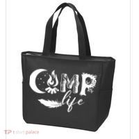 Camp Life Cute Camping Nature Logo Tote Bag thumb 3