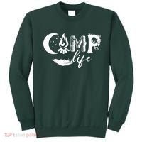 Camp Life Cute Camping Nature Logo Sweatshirt thumb 0