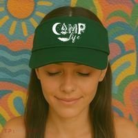 Camp Life Cute Camping Nature Logo Visor thumb 2