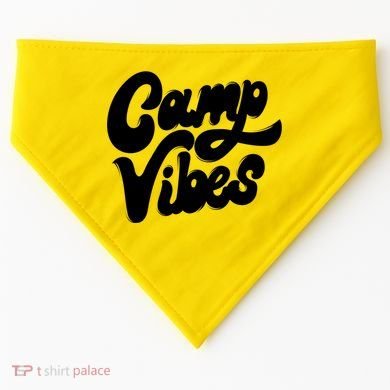 Camp Vibes USA-Made Doggie Bandana