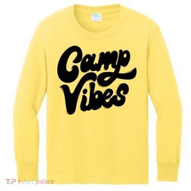 Camp Vibes Kids Long Sleeve Shirt