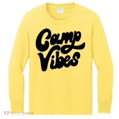 Camp Vibes Kids Long Sleeve Shirt