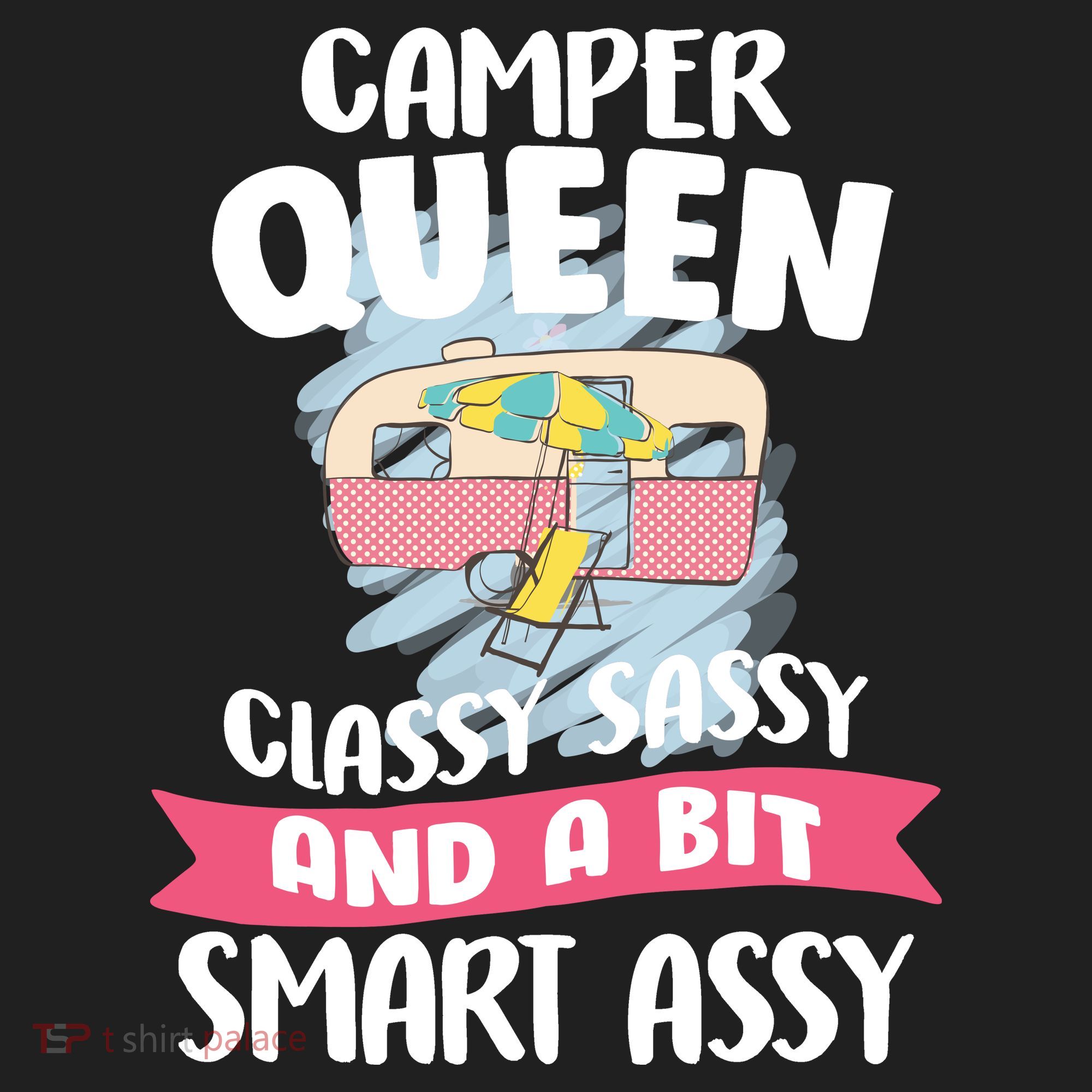 Camper Queen Golf Towel