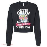 Camper Queen Cropped Pullover Crew thumb 0