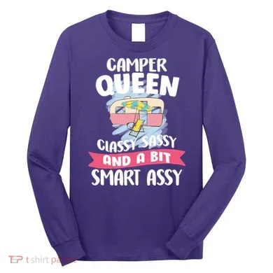 Camper Queen Long Sleeve Shirt