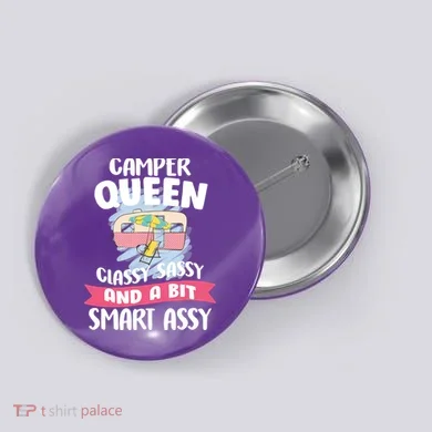 Camper Queen Button