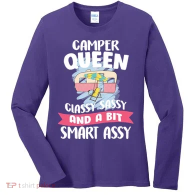 Camper Queen Women's Long Sleeve Shirt